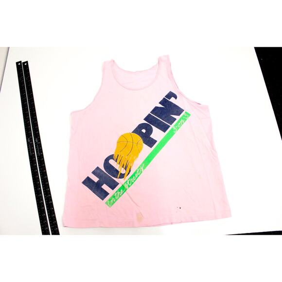 Vintage Hoopin in the Streets Basketball Tank Top T Shirt XL - Picture 5 of 9